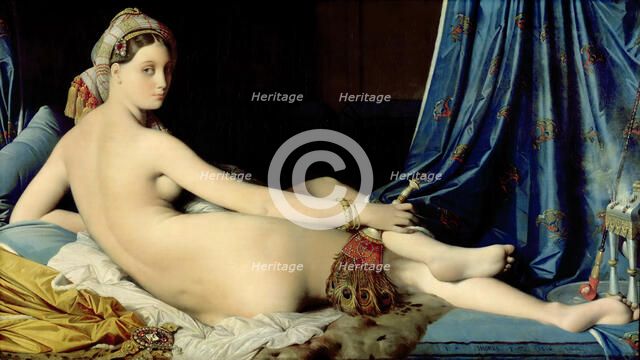 La Grande Odalisque. Artist: Ingres, Jean Auguste Dominique (1780-1867)