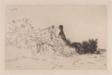 La Grande Chaumière Kercassier, 1875. Creator: Charles Emile Jacque