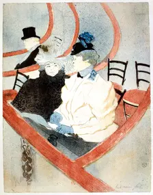 La Grande Loge ('The Royal Box'), 1896-1897. Artist: Henri de Toulouse-Lautrec