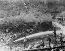 La Grange Mine Crew, California, 1890s. Creator: Anonymous