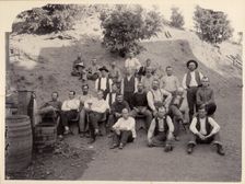 La Grange Mine Crew, California, 1900s. Creator: Anonymous