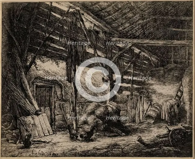 La Grange. Creator: Adriaen van Ostade.