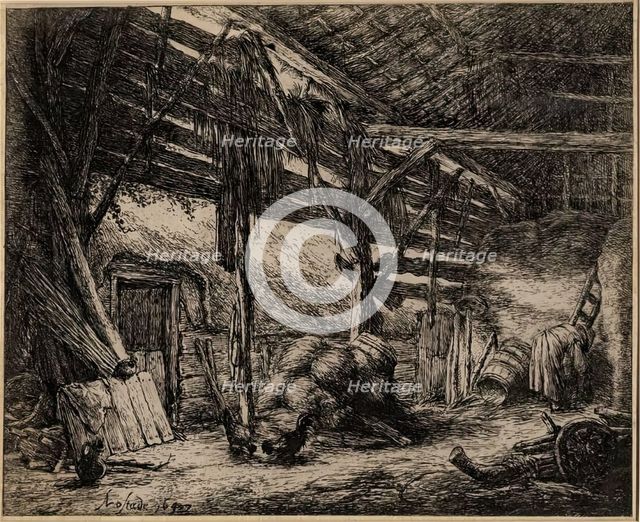 La Grange. Creator: Adriaen van Ostade.