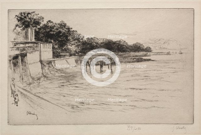 La grève désertée. Creator: Gustave Leheutre (French, 1861-1932).