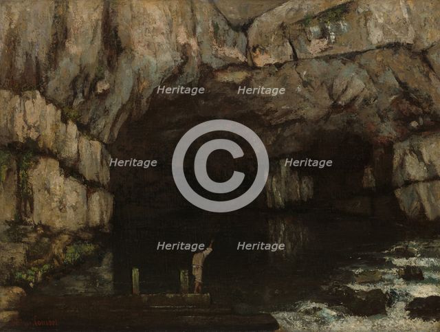 La Grotte de la Loue, 1864. Creator: Gustave Courbet.