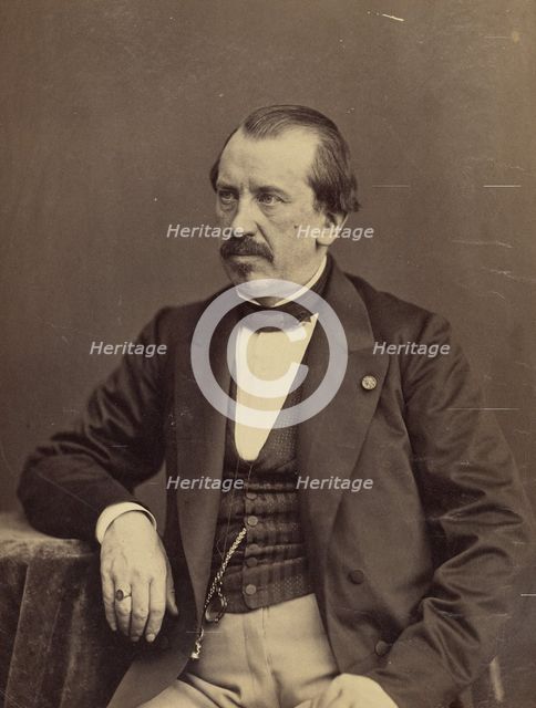 La Guéronnière, journaliste, 1861-1869. Creator: Nadar.
