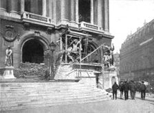 "La Guerre a L'Allemande"; a l'Opera: le groupe de la Danse, de Carpeaux 1918. Creator: Unknown