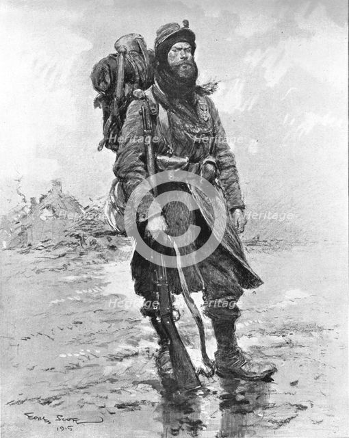 ''La Guerre de Tranchees; Le soldat de 1915, Le Poilu', 1915. Creator: Unknown.