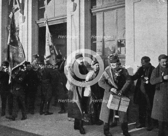 'La Guerre en Belgique et en France; De la prison a la Montagne : A Leysin...27 janvier 1916.', 1916 Creator: Unknown.