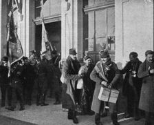 La Guerre en Belgique et en France; De la prison a la Montagne : A Leysin...27 janvier 1916. 1916 Creator: Unknown