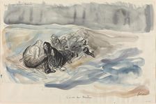 La Guerre sous-Marine. L'école des Neutres, c. 1914/1919. Creator: Jean Louis Forain