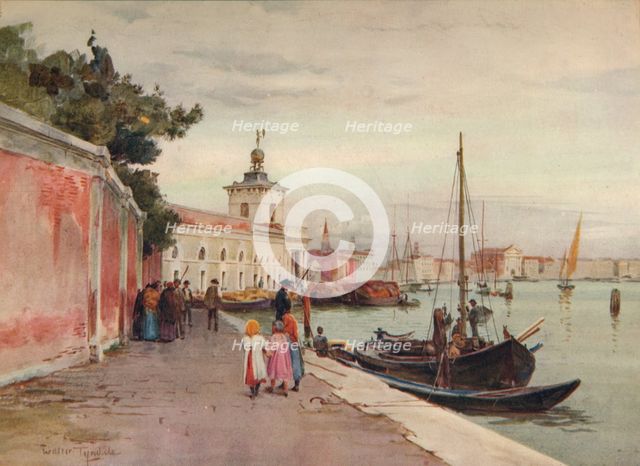'La Dogana, Venice', c1900 (1913). Artist: Walter Frederick Roofe Tyndale.
