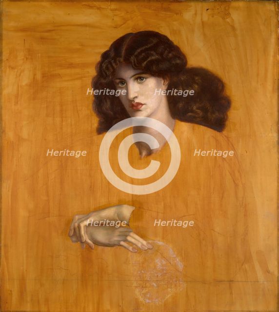 La Donna Della Finestra [The Lady of Pity], 1881. Creator: Dante Gabriel Rossetti.