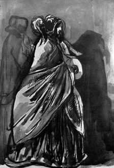 La Dame Au Chale 19th century, (1930).Artist: Constantin Guys