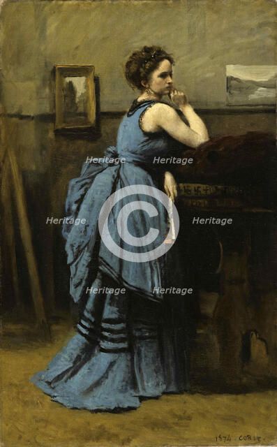 La Dame en bleu, 1874.