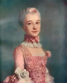 La Dame En Rose 18th century, (1911). Artist: Francois Hubert Drouais
