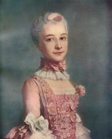 La Dame En Rose 18th century, (1911). Artist: Francois Hubert Drouais