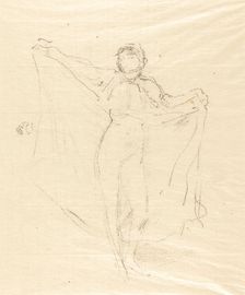 La Danseuse: A Study of the Nude, c. 1891. Creator: James Abbott McNeill Whistler