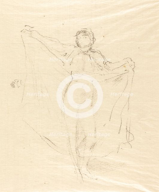 La Danseuse: A Study of the Nude, c. 1891. Creator: James Abbott McNeill Whistler.