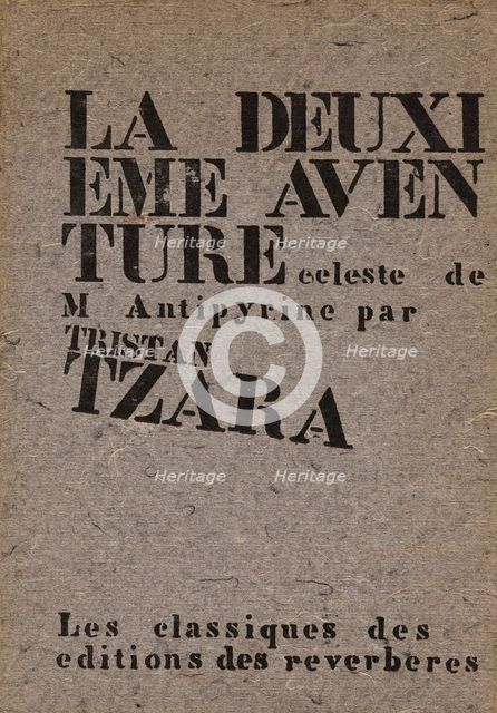 La Deuxième aventure céleste de Monsieur Antipyrine par Tristan Tzara, 1938. Creator: Anonymous.