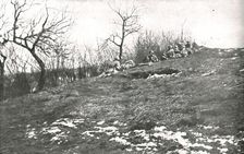 La Deuxieme Phase de la Bataille; Une section de mitrailleuses en position, le 6 mars..., 1916 (192 Creator: Unknown