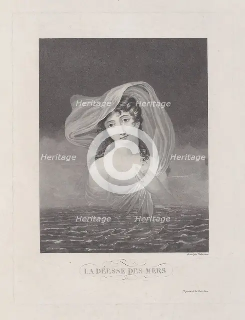 La Déesse des Mers, 1775-1832. Creator: Philibert Louis Debucourt.