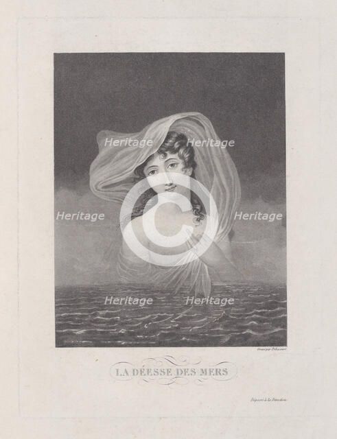 La Déesse des Mers, 1775-1832. Creator: Philibert Louis Debucourt.