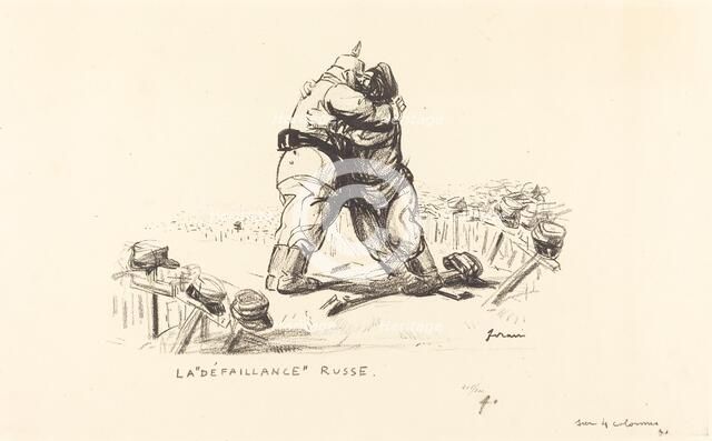 La Defaillance Russe, 1914/1919. Creator: Jean Louis Forain.