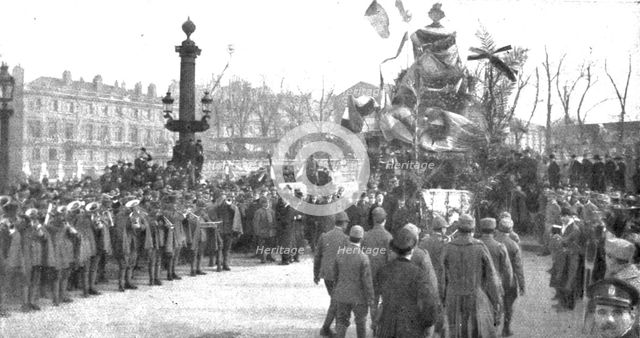 'La delivrance de l'Alsace et de la Lorraine celebree a Paris le 17 novembre 1918.  Creator: Unknown.