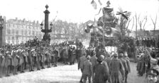 La delivrance de l'Alsace et de la Lorraine celebree a Paris le 17 novembre 1918. Creator: Unknown