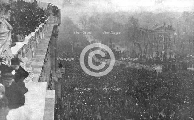 'La delivrance de l'Alsace et de la Lorraine celebree a Paris le 17 novembre 1918.  Creator: Unknown.