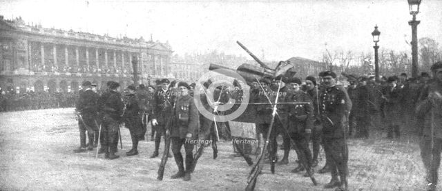 'La delivrance de l'Alsace et de la Lorraine celebree a Paris le 17 novembre 1918.  Creator: Unknown.