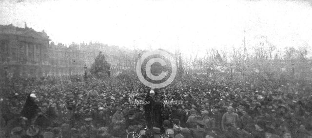 'La delivrance de l'Alsace et de la Lorraine celebree a Paris le 17 novembre 1918.  Creator: Unknown.