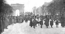 La delivrance de l'Alsace et de la Lorraine celebree a Paris le 17 novembre 1918..., 1918. Creator: Unknown