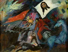 La démence - Revolution, . Creator: Werefkin; Marianne; von (1860-1938)