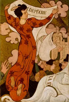La Depêche de Toulouse, 1892. Creator: Maurice Denis