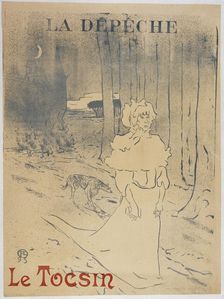 La Dépêche. Le Tocsin, 1895. Creator: Toulouse-Lautrec, Henri, de (1864-1901)