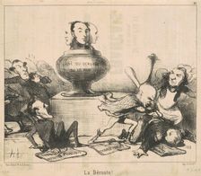 La dêroute!, 19th century. Creator: Honore Daumier