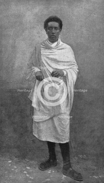 'La destitution du negus d'Abyssinie; Lidje Yassou, le negus dechu', 1916. Creator: MH Fay.