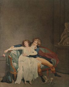 La Dispute De La Rose c1840, (1913). Artist: Joseph Eymar