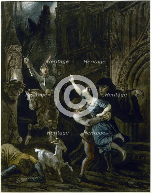 La Esmeralda, 1831. Creator: Boulanger, Louis Candide (1806-1867).