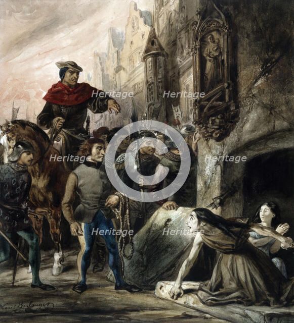 La Esmeralda, 1831. Creator: Boulanger, Louis Candide (1806-1867).