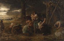 La foudre, c.1865. Creator: Jules Breton