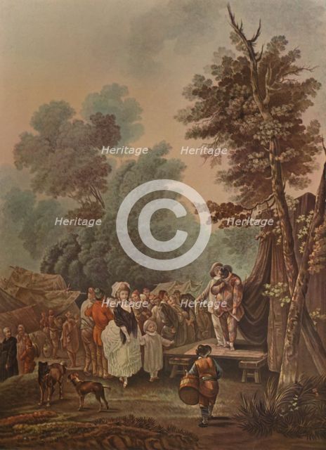 'La Foire De Village', (Village Fair), 1785, (1913). Artist: Charles-Melchior Descourtis.
