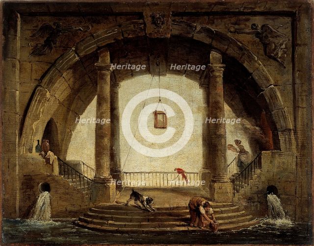 La Fontaine. Creator: Hubert Robert.