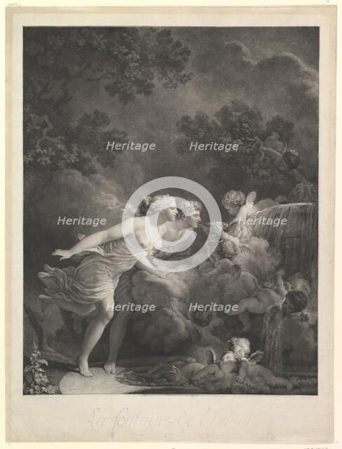 La Fontaine d'Amour, 1785. Creator: Nicolas-Francois Regnault.