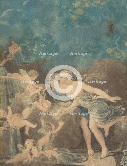 La Fontaine d'Amour, late 18th century. Creator: Jean-Baptiste Audebert.