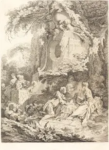 La Fontaine de l'Amour, 1738. Creator: Pierre Alexandre Aveline