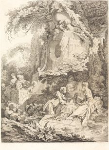 La Fontaine de l'Amour, 1738. Creator: Pierre Alexandre Aveline