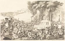 La Fontaine de la Regeneration sur les debris de la Bastille, le 10 avril 1793, probably 1794. Creator: Antoine Jean Duclos